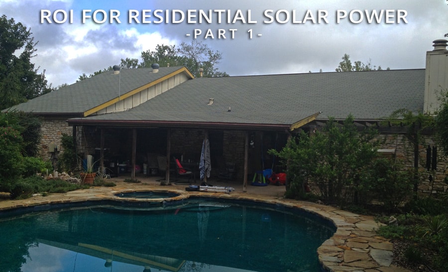 ROI for Residential Solar Power