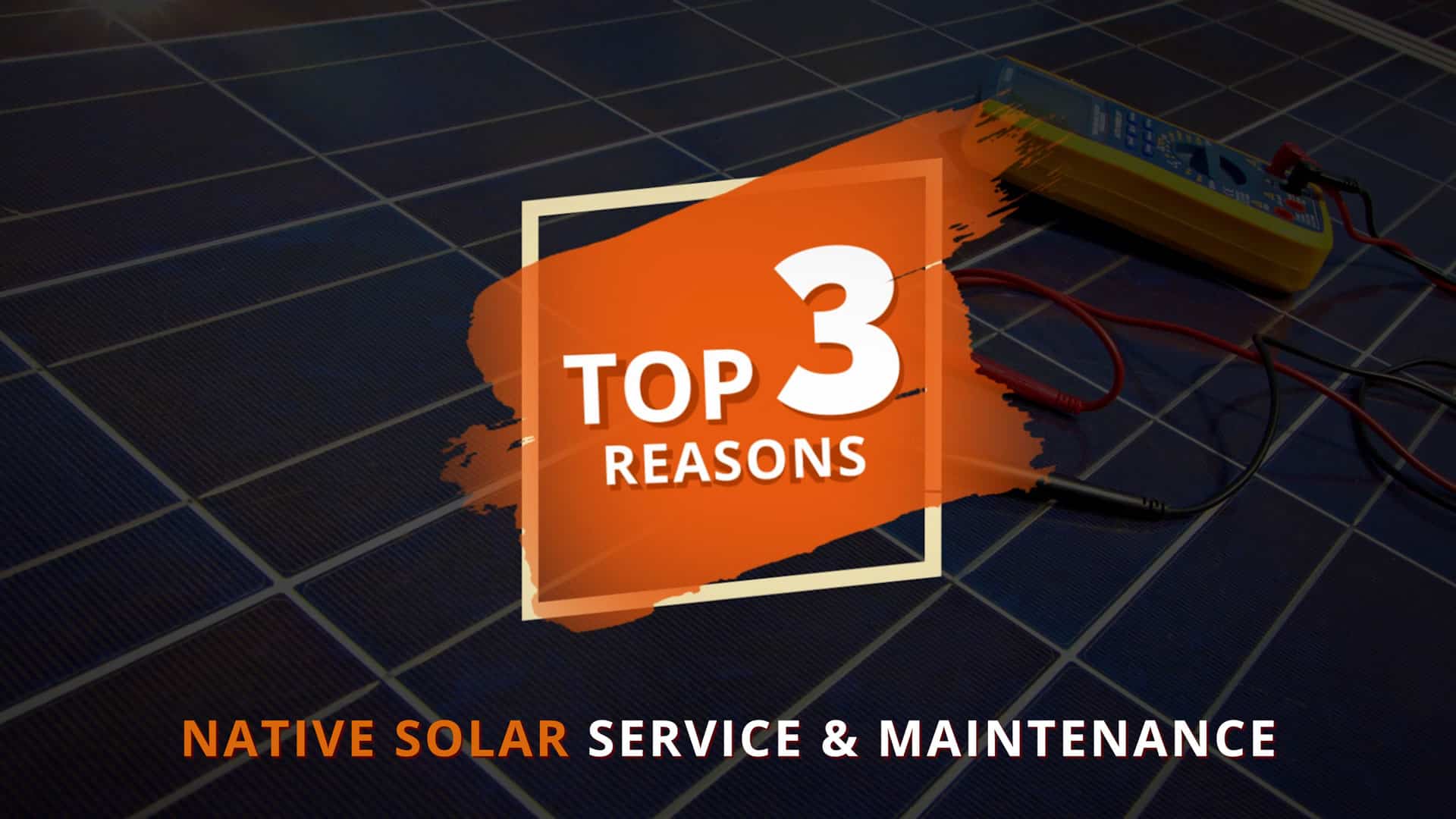 Solar Service and Maintenance Department