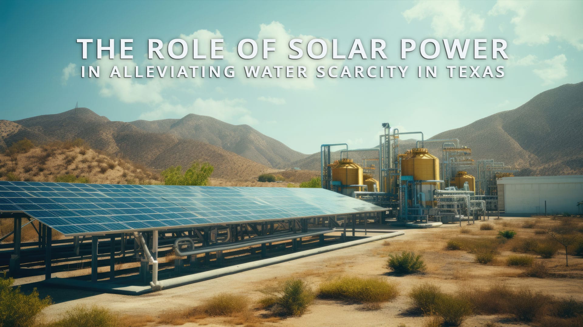 Solar Power in Alleviating Water Scarcity in Texas
