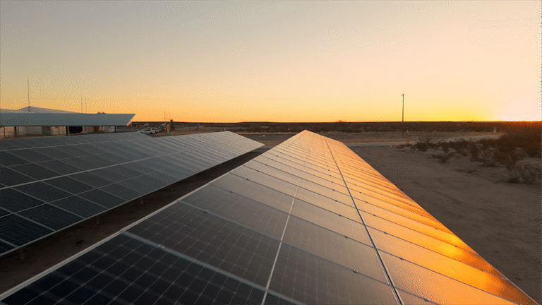 NATiVE Solar array in the Permian basin - global brand