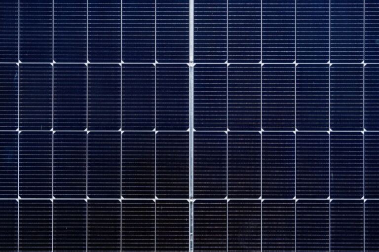 solar pv cell closeup