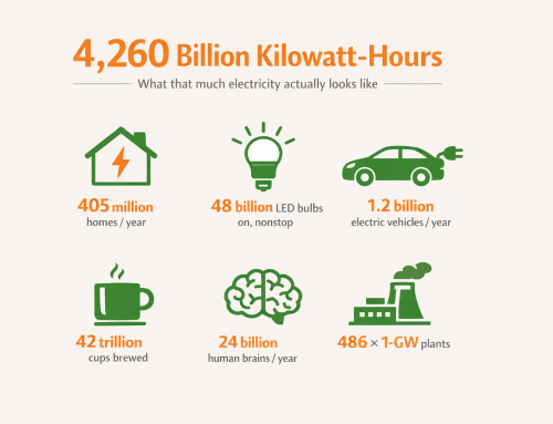 Here’s How Much Power We Generate and Consume in the U.S.
