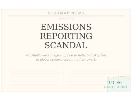Whistleblowers Drop Bomb on Gamed International Carbon Emissions Reporting